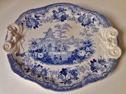 Antique English faience offering - approx. 1870 - 1880