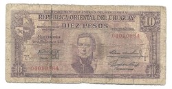 10 Pesos 1939 uruguay