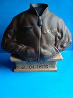 Porcelain advertising figure hand painted s.Oliver jacket German