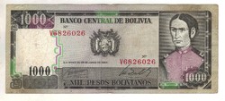 1000 Bolivianos 1982 bolivia 1.