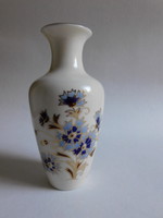 Zsolnay búzavirág mintás váza 16.5 cm.