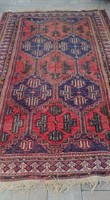 Antique soumak hand-knotted nomadic rug .Bargeable!