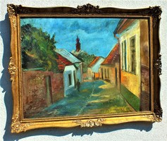 Iilosvai varga, istván kunhegyes, 1895 - 1978, budapest, 60x80 oil on wood