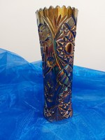 Very nice fenton carnival glass vase.