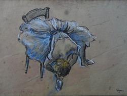 Edgar Degas: Balett táncos lány
