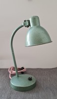 Elekthermax industrial numbered table lamp re-wired with textile cable, new switch