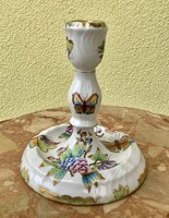 Herend porcelain victorian candle holder + 3424544 samtu pierced vikt. Bowl