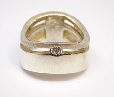Stony silver ring (zal-ag96711)