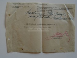 AV836.14 Magyarbánhegyes község  elöljáróságától (Békés) Szedlacsek  Mezőkovácsháza 1947