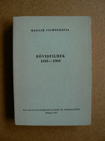 Short films 1945-1960, Hungarian filmography 1979, book in good condition, rarity !!!