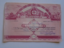 Av836.5 Békéscsaba - tüosz agricultural cooperative share, 1961