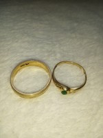 2 db arany gyűrű