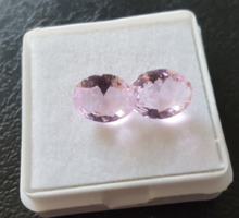 Beautiful Burmese pink spinel pair 1.45Ct and 1.35 Ct