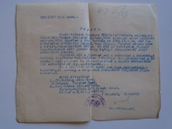 AV837.1 VÉGZÉS  1917   Berettyóújfalu  Móricz kir. járásbíró  Battlay Ákos Hunyady Ferencz