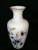 ZSOLNAY búzavirágos váza 16 cm.