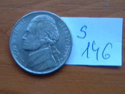 USA 5 CENT 1999  'P' verdejel  Philadelphia  JEFFERSON S146