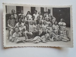 D184633   Csoportkép -  Nyaraló kislányok - SZARVASKEND (Vas megye) 1939 -postázva Újpestre