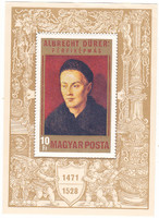 Hungary commemorative stamp block 1971