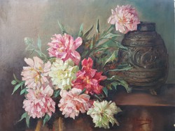 Udvardy flora / peony with Greek vase