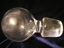 Antik extra nagyméretű, súlyos gömb palack dugó súlyos nehéz 12-cm-es ritkaság