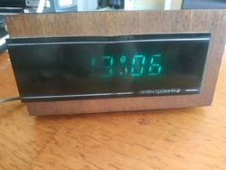 Retro russian electronics desktop clock