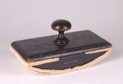 1G050 old patent moster wood tapper ink drinker desk accessory
