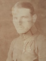 Régi férfi fotó katona fénykép