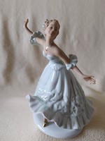 Wallendorf: dancer girl ballerina, larger porcelain figurine, 20 cm