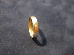 Silver men's wedding ring