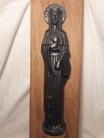 St. Barbara art - deco style metal wall ornament wall image large size holy relic