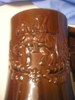 N3 hunter on his horse Hungarian jug ornate convex rarity marked below