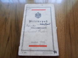 Ww1, military passport, 1899