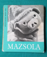 MAZSOLA című mesekönyv,Írta Bálint Ágnes - Bródy Vera figurái,1976-s kiadás