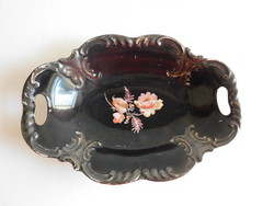 Antique rudolf wächter bavaria feinsilber silver glazed oval bowl