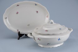 Zsolnay porcelain soup bowl, fried bowl, old, marked.