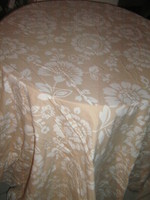 Beautiful vintage cappuccino colored floral two sided quilt cover for silvergrey