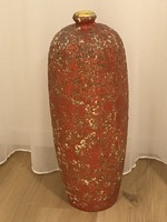 Tófej kerámia padlóváza, 55 cm