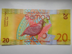 Szamoa  20 tala  2008  UNC  A 2008 évben az év bankjegye!