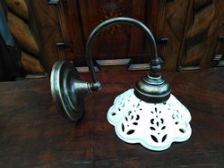 Electric wall bracket with pierced porcelain cover ii.