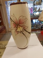 Gyönyörű szép zsolnay orchidea mintás váza