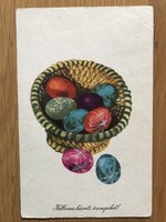 Régi Húsvéti képeslap - Izsák Magda rajz