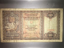 Szlovákia 50 korona 1940