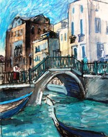 Silver George (1935-2017): Venice - framed painting