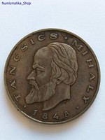1948 Patinás Ezüst Táncsics 20 Forint (No: 21/09.)