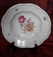 Antique floral zsolnay plate 1.