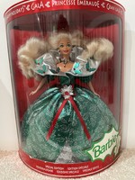 1995 Barbie Mattel díszdobozos limitált karácsonyi kiadás eredeti dobozban
