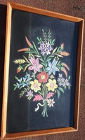 Flowers - embroidered image