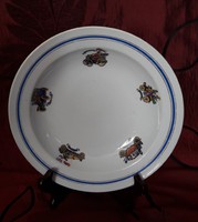Rare antique old mobile zsolnay porcelain plate