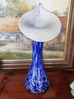 Murano cabbage shaped glass vase