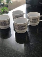 Zsolnay mugs 4 pcs, also for sale
